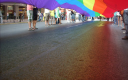 Lesbians, gays and transgender people demonstrate for their rights at a parade // Foto: Grzegorz Wysocki 