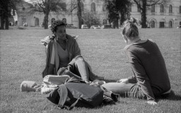 Working in small groups outdoors (Photo: Henry Sowinski)