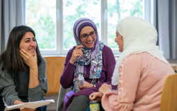 Muslim women in a seminar of the EJBW