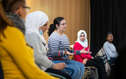 Young people in a seminar