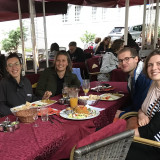 Die Teilnehmenden beim gemeinsamen Abendessen zum Abschluss 