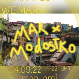 Flyer zum Afrikafest Weimar