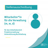 Bild Stellenausschreibung Verwaltung 2024