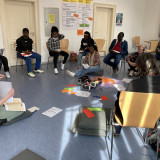 Gruppenfoto mit der Seminarleiterin 