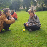 Group work in the park