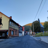 Auf dem Weg ins Naturfreude Haus im Thüringer Wald