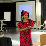 Referentin Aretha Schwarzbach-Apithy