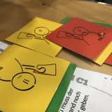 Cards from the democracy game QUARARO