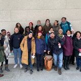 Participants on their study trip to Berlin