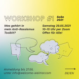 Ausschreibung von »Welcome Weimar« 