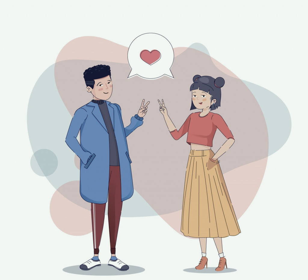 Flirting and consensus (image from www.freepik.com)