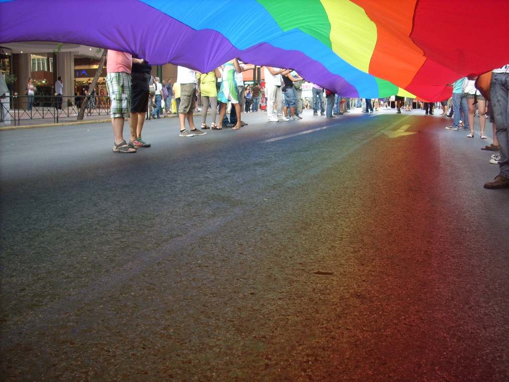 Lesbians, gays and transgender people demonstrate for their rights at a parade /​/​ Foto: Grzegorz Wysocki 