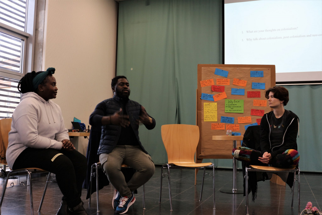 Participants in the seminar about colonialism (Photo: Valeriya Kitsis)