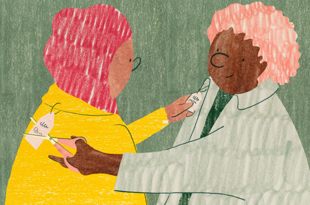 Tackling stereotypes and discrimination together (Grafik: Katherin Gutierrez)