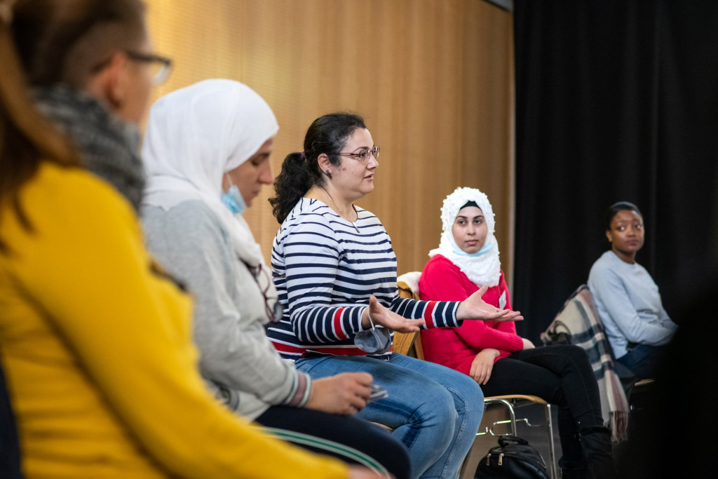 Young people in a seminar